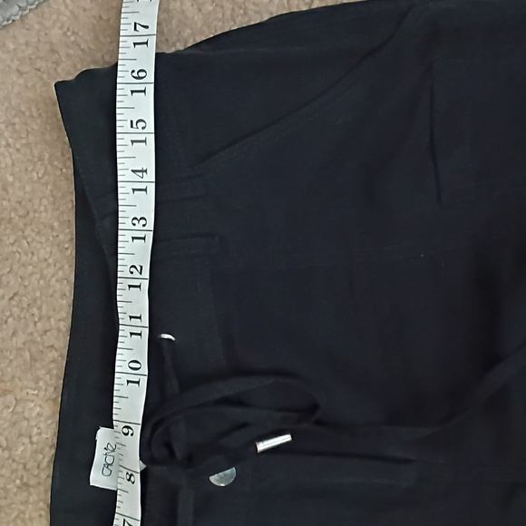 Cache Black Tencel Cargo Pants for Women SZ 10 - Picture 6 of 10